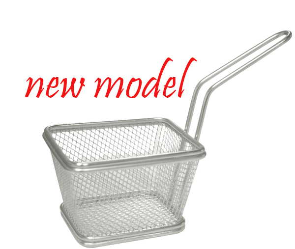 Panier frites rect inox 10 X 9 X 6 cm